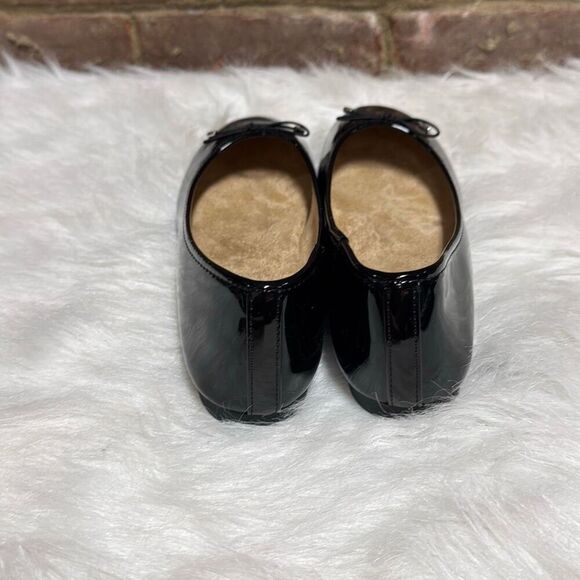 SO Emmaline Women's Black Patent Ballet Flats Size 8 NEW - Picture 5 of 10